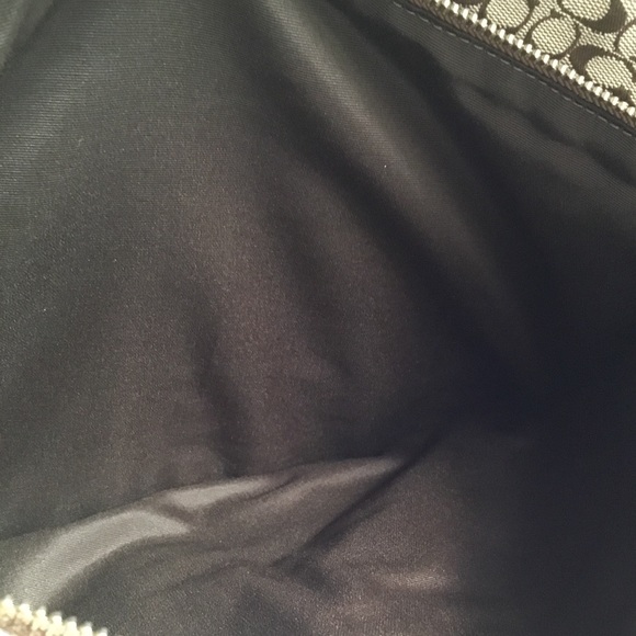 Coach Large Signature Voyager Khaki Brown Leather/Canvas Crossbody Bag - Picture 13 of 13